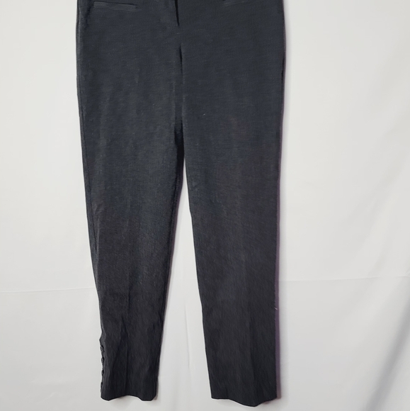 Express Editor gray work career slacks pants sz 2 - Picture 2 of 6